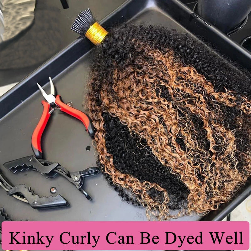 I TIP KINKY CURLY HAIR